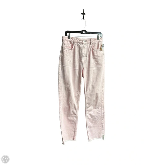 Jeans Straight By Zara In Pink, Size: 6