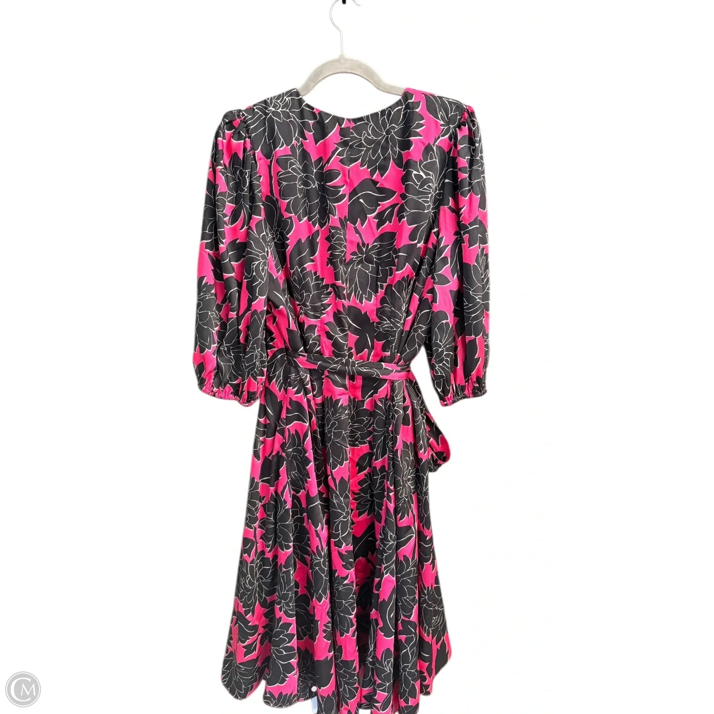 Dress Designer By Kate Spade In Black & Pink, Size: Xl