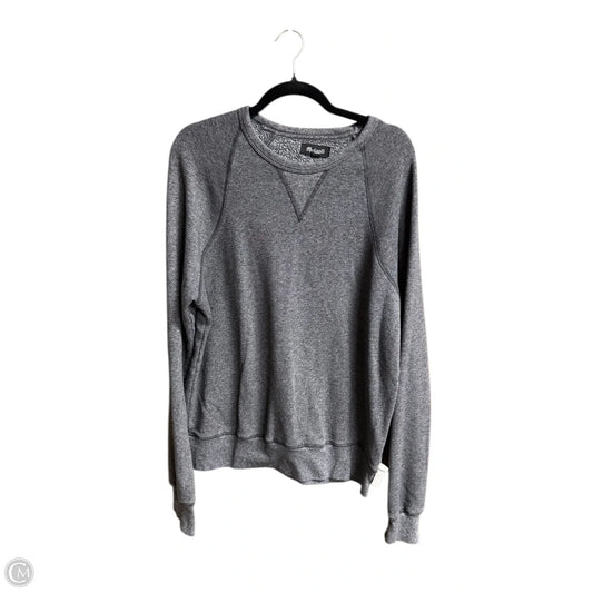 Sweatshirt Crewneck By Madewell In Grey, Size: M