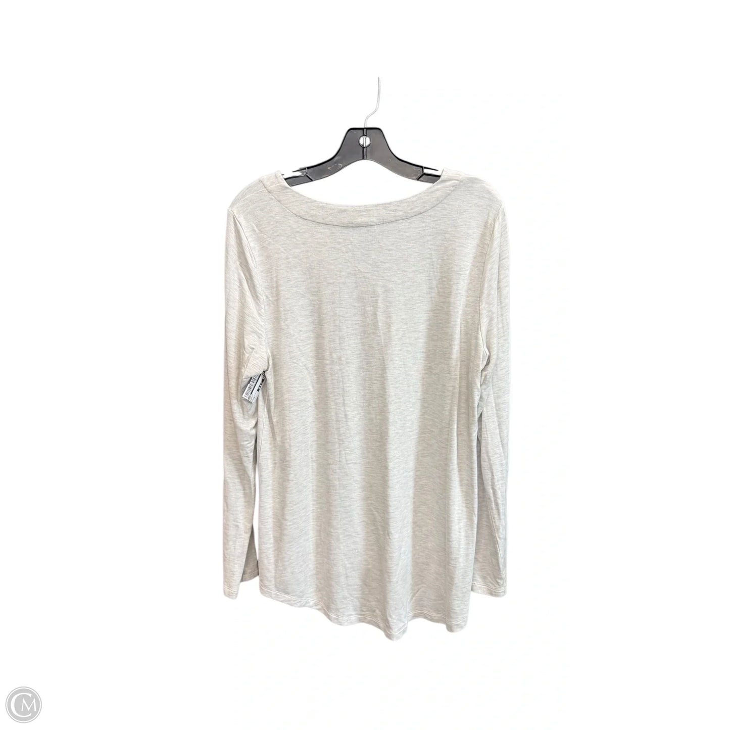 Top Long Sleeve By Cabi In Grey, Size: M