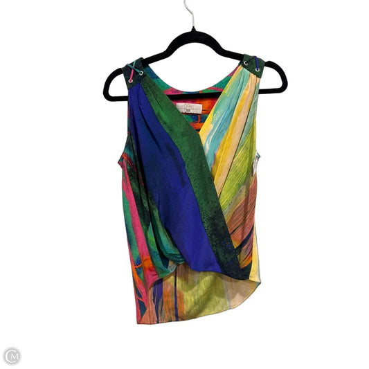Blouse Sleeveless By Amanda Uprichard In Multi-colored, Size: S