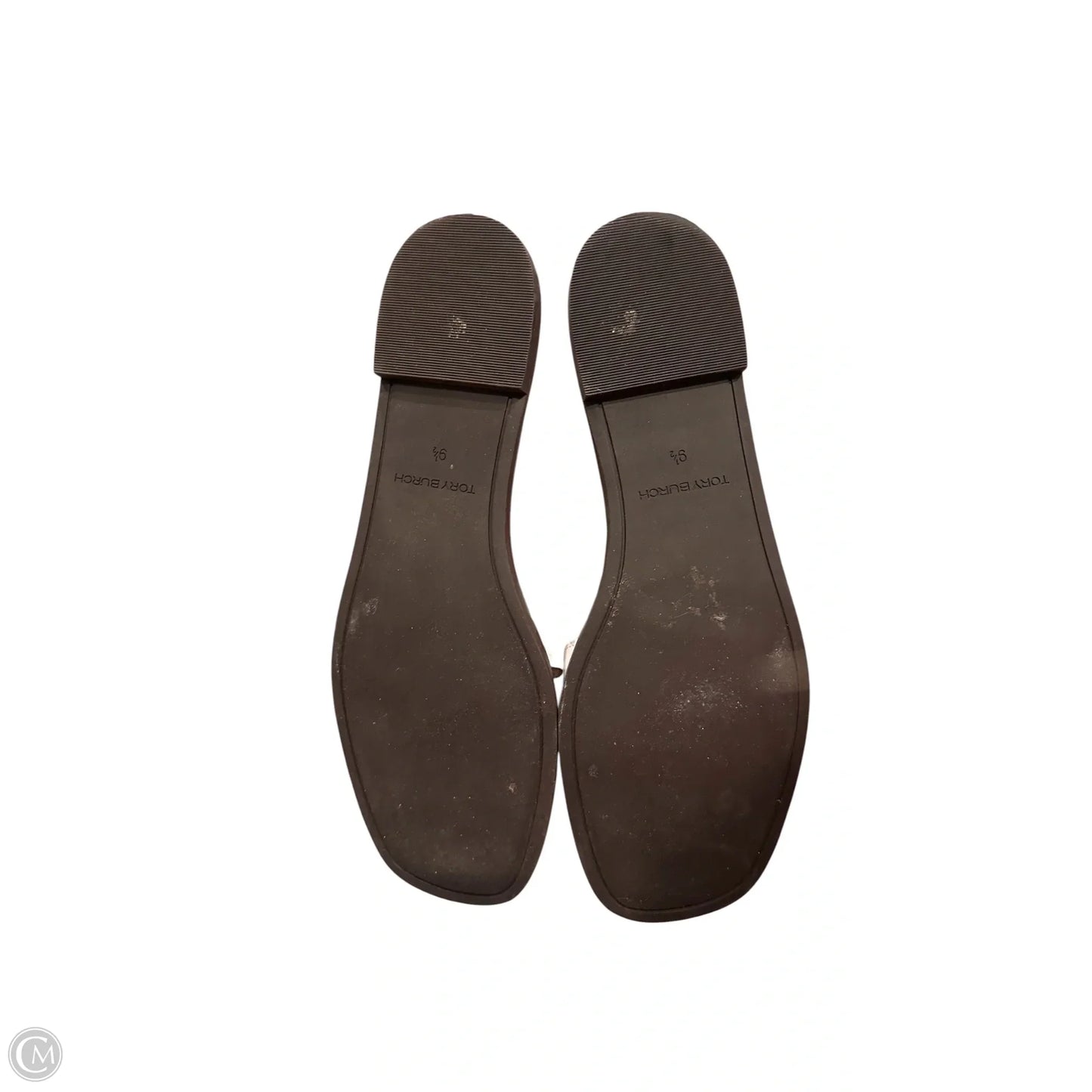 Sandals Designer By Tory Burch In Brown & White, Size: 9.5