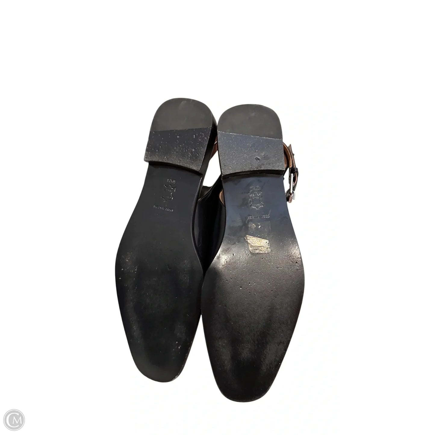 Shoes Designer By Tory Burch In Black & Silver, Size: 9.5