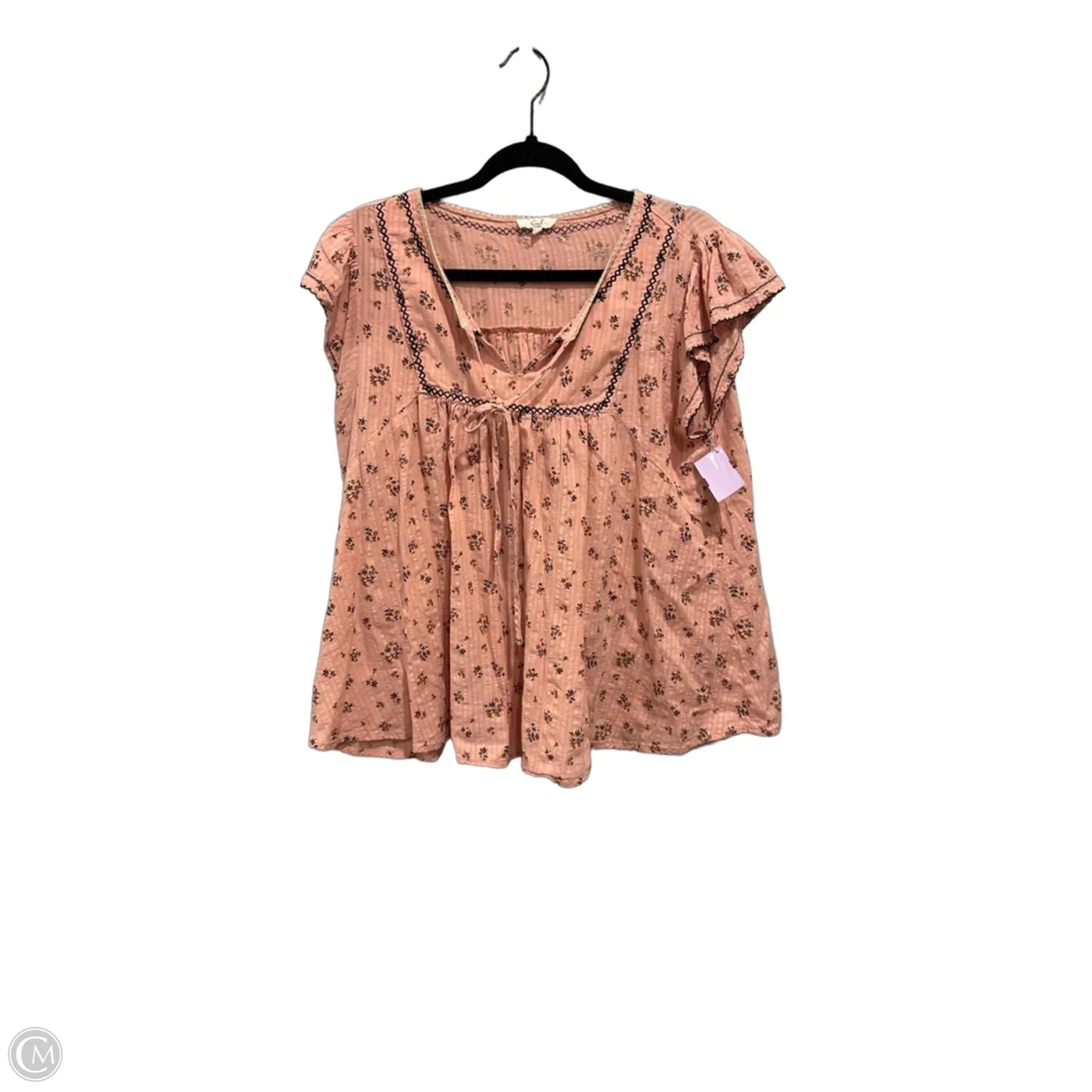 Blouse Sleeveless By Easel In Floral Print, Size: L