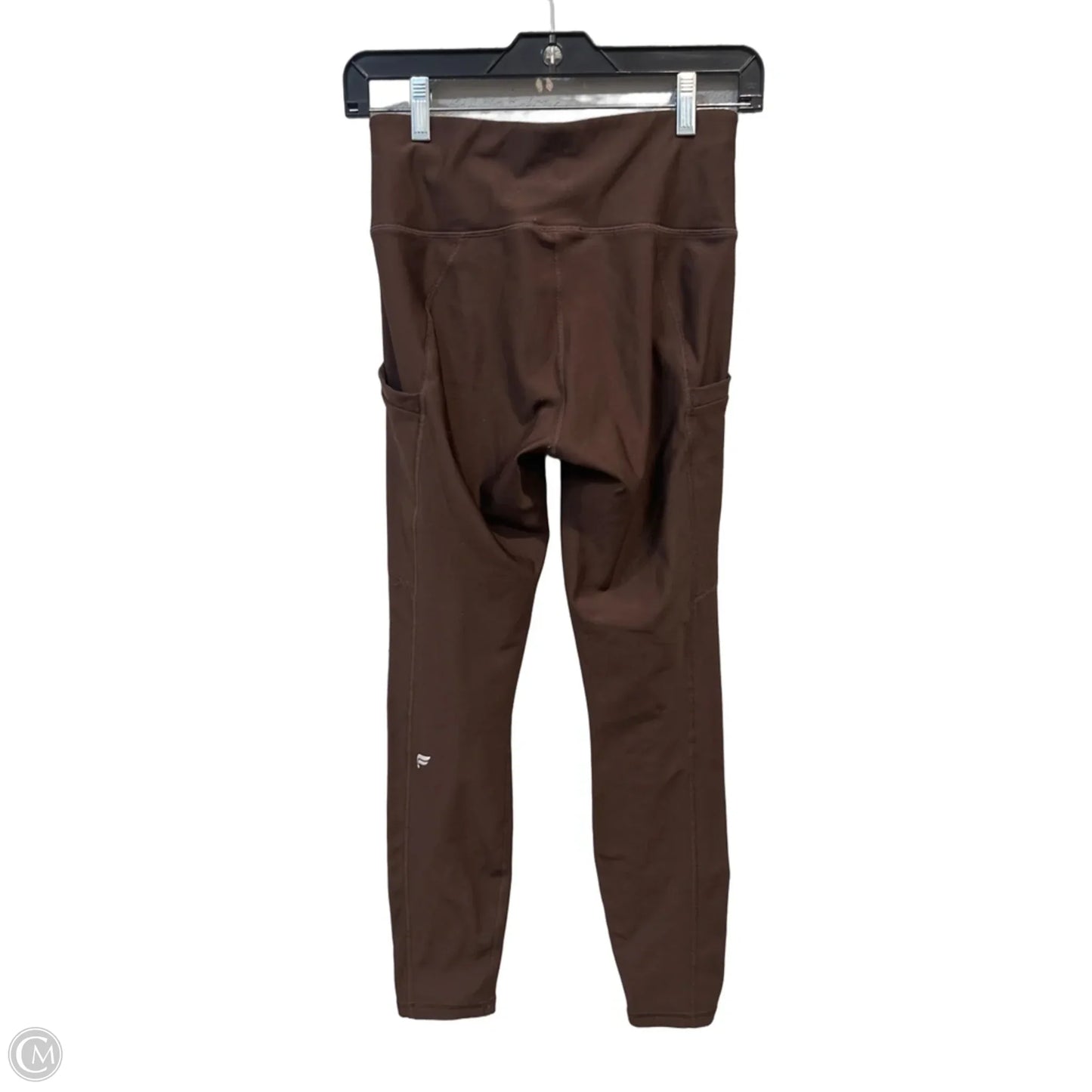 Athletic Leggings By Fabletics In Brown, Size: M