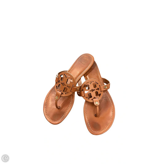 Sandals Designer By Tory Burch In Brown, Size: 9