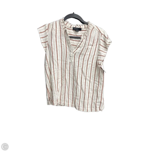 Top Short Sleeve By Sanctuary In Striped Pattern, Size: M