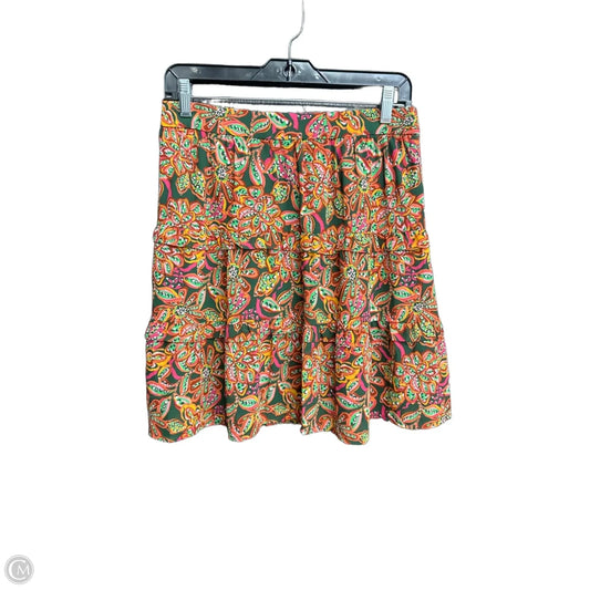 Skirt Midi By J. Crew In Floral Print, Size: S