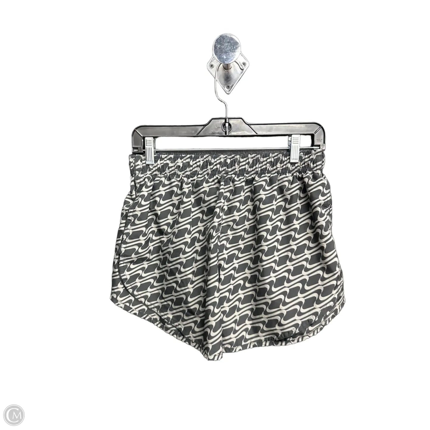 Athletic Shorts By Nike Apparel In Black & Grey, Size: L