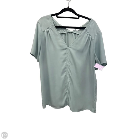 Blouse Sleeveless By Pleione In Aqua, Size: Xs