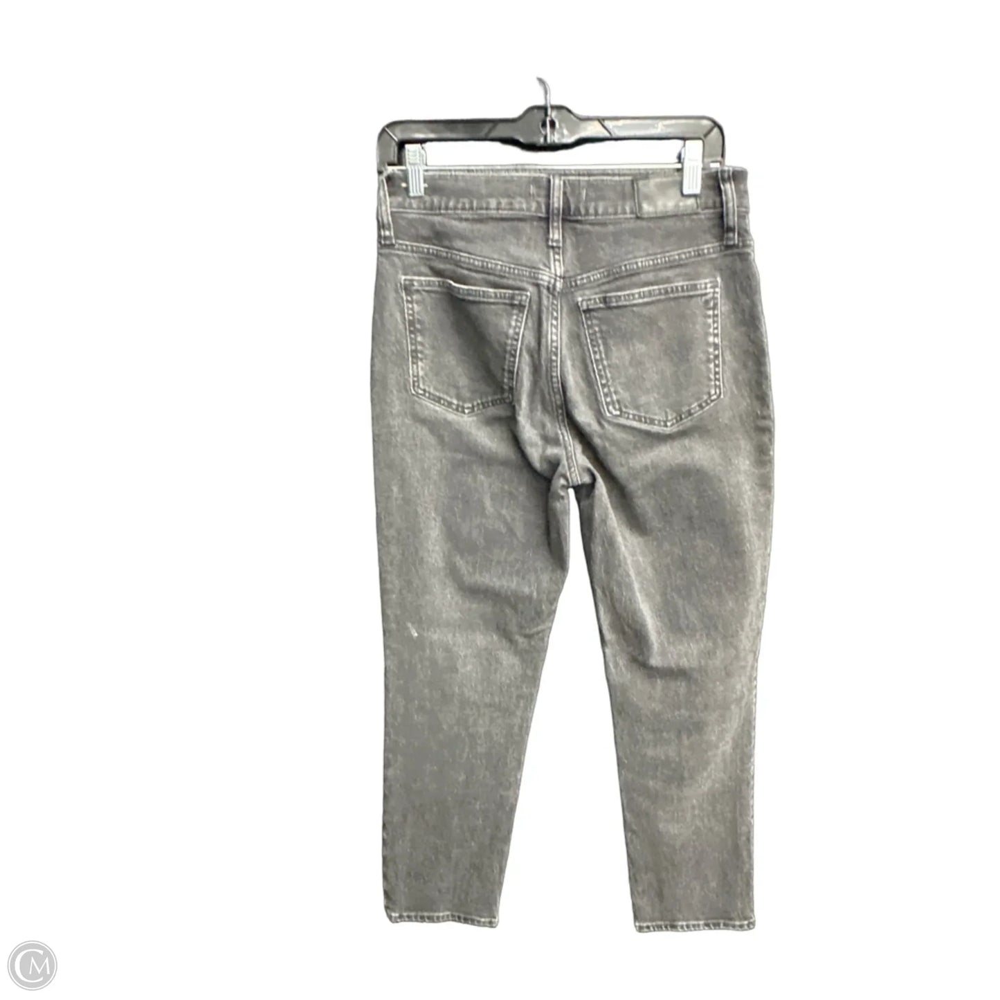 Jeans Straight By Madewell In Black Denim, Size: 4
