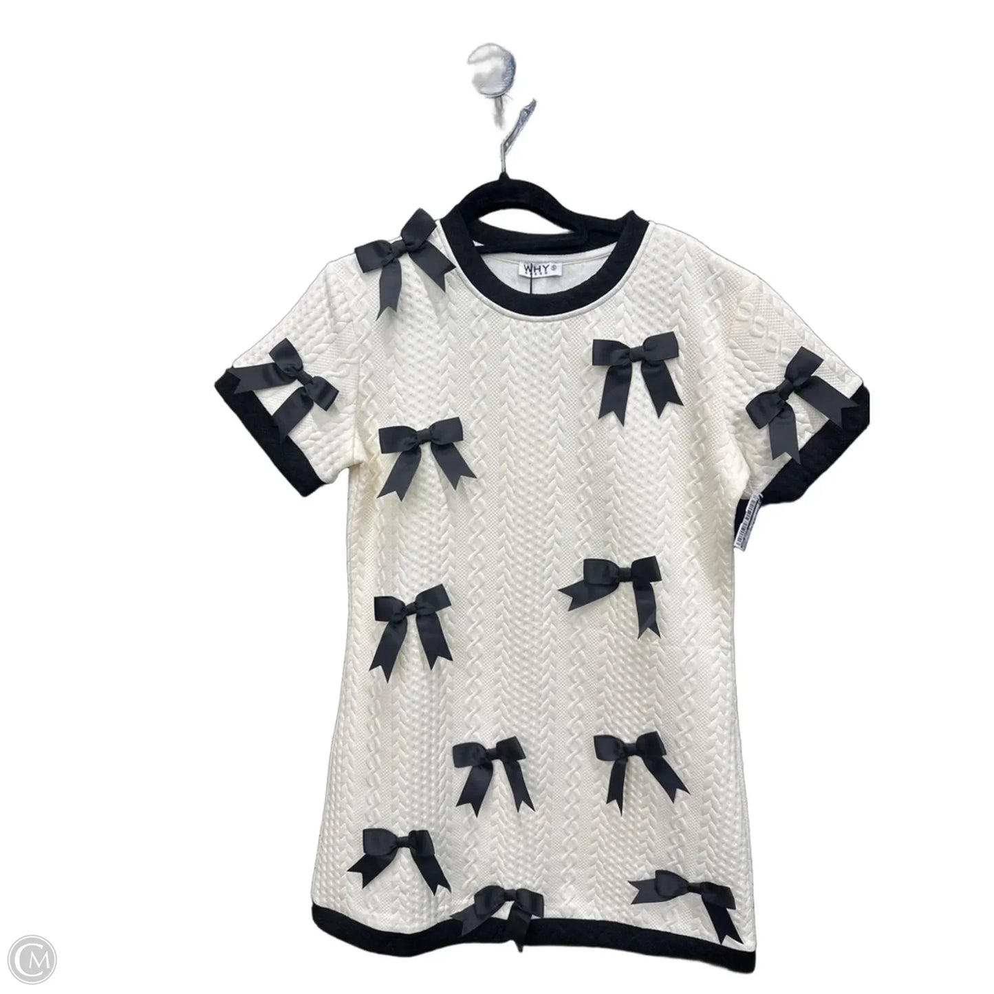 Dress Casual Short By Why Dress In Black & White, Size: S