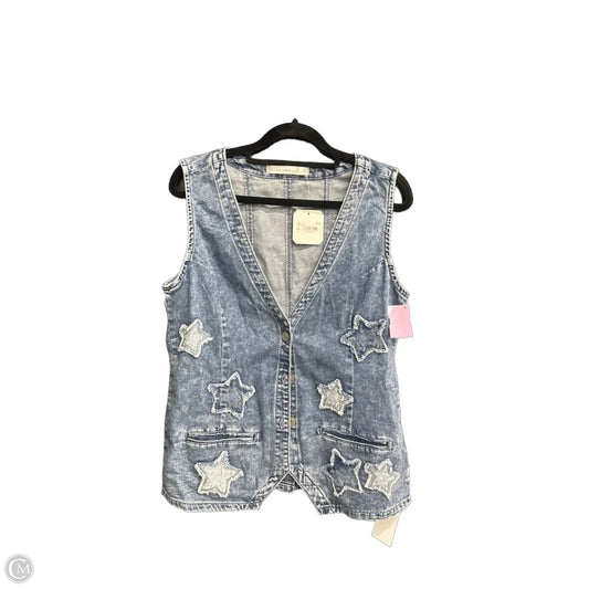Vest Other By Altard State In Blue Denim, Size: L