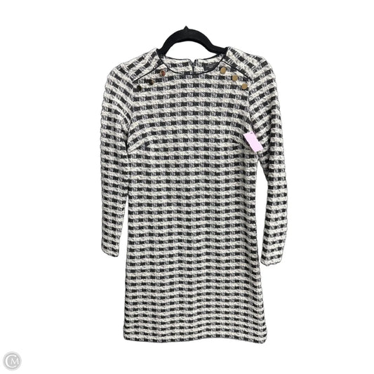 Dress Casual Midi By Ann Taylor In Plaid Pattern, Size: Xsp