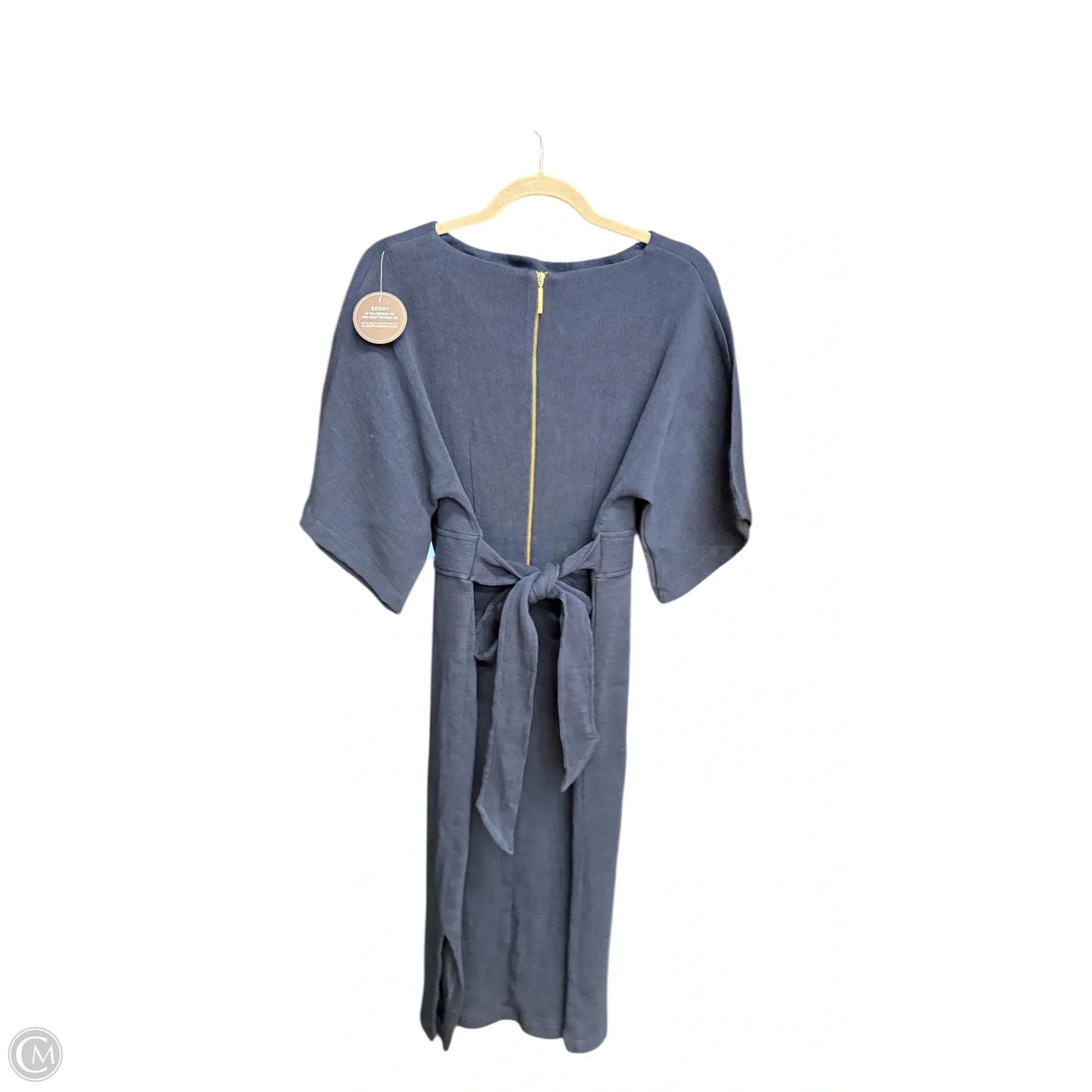 Dress Casual Midi By Clothes Mentor In Navy, Size: L