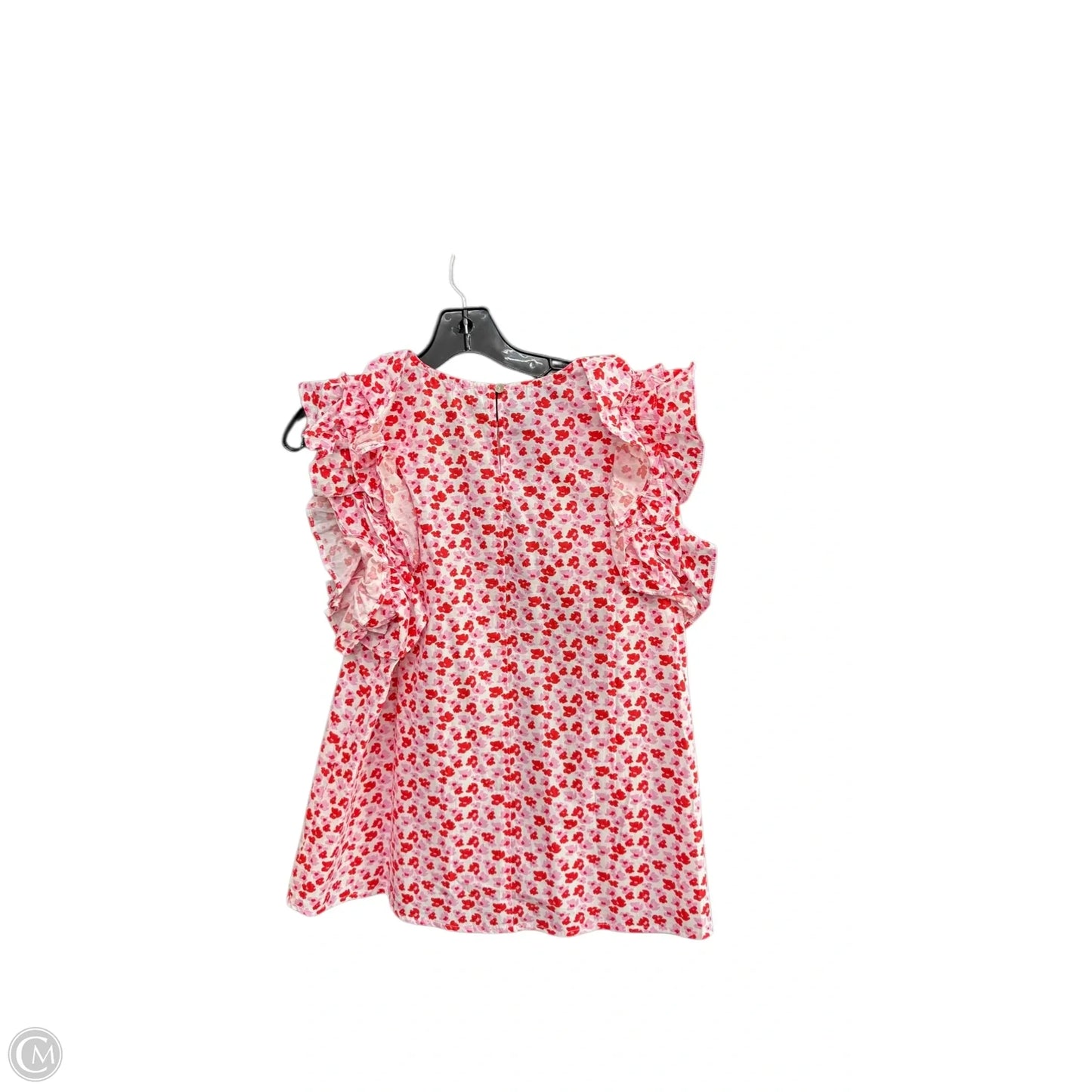 Top Sleeveless By Entro In Pink & Red, Size: M