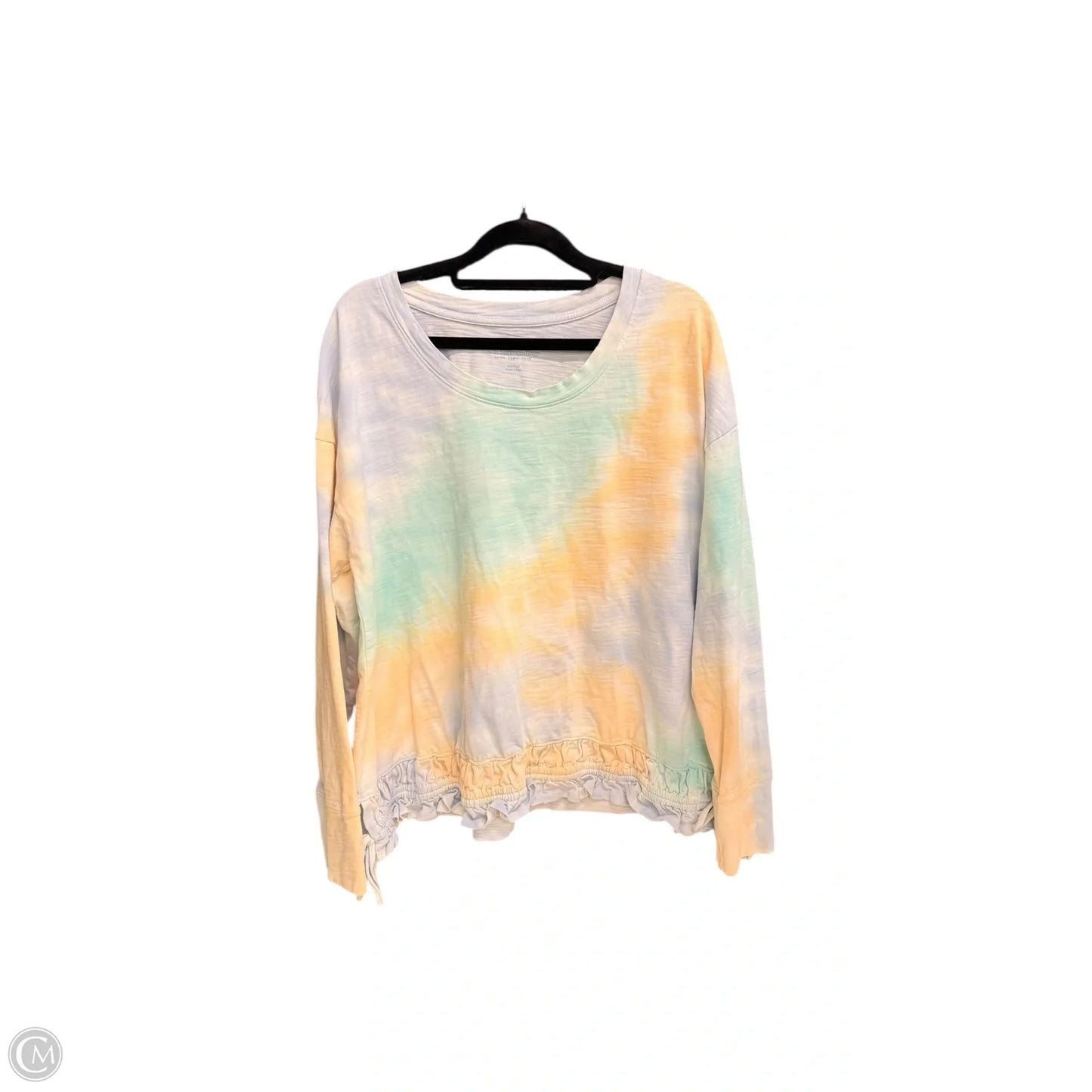 Top Long Sleeve By Soft Surroundings In Tie Dye Print, Size: M