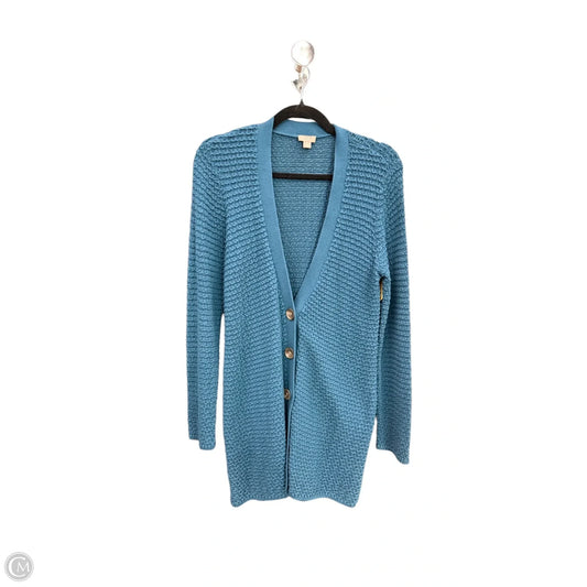 Cardigan By J. Jill In Teal, Size: S