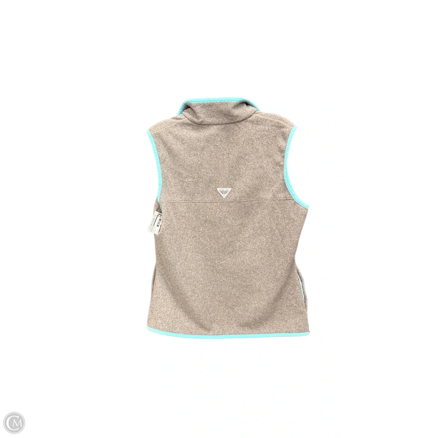 Vest Fleece By Columbia In Blue & Grey, Size: M