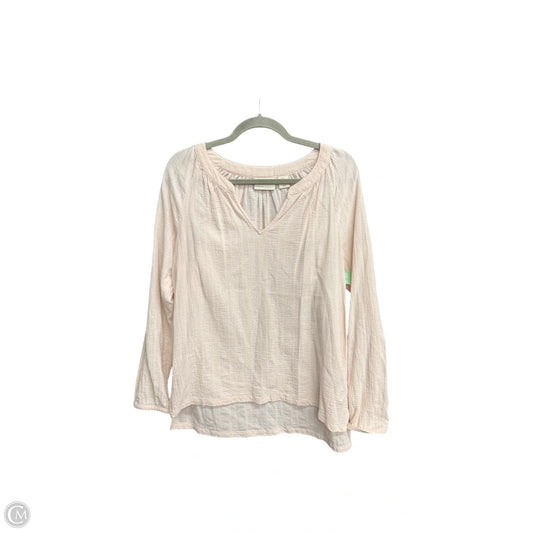 Top Long Sleeve By Cynthia Rowley In Pink, Size: L