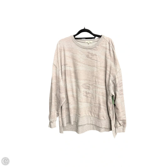 Top Long Sleeve By Z Supply In Camouflage Print, Size: M