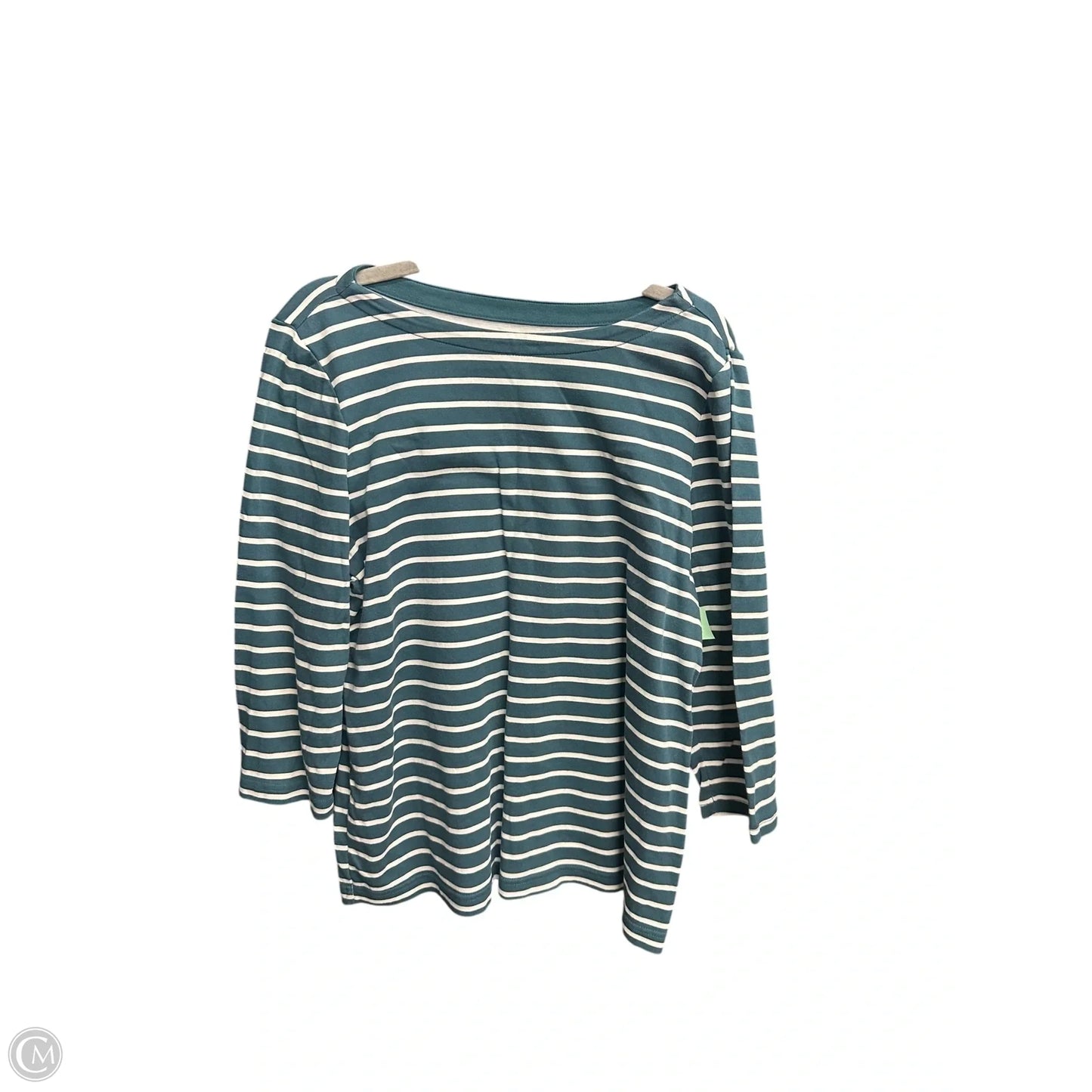 Top Long Sleeve Basic By Croft And Barrow In Striped Pattern, Size: Xxl