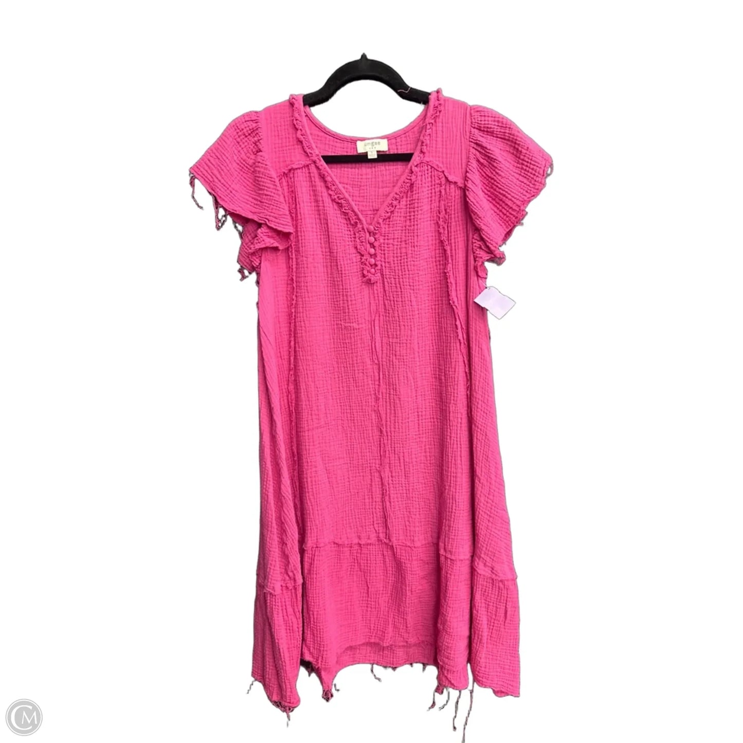 Dress Casual Midi By Umgee In Pink, Size: S