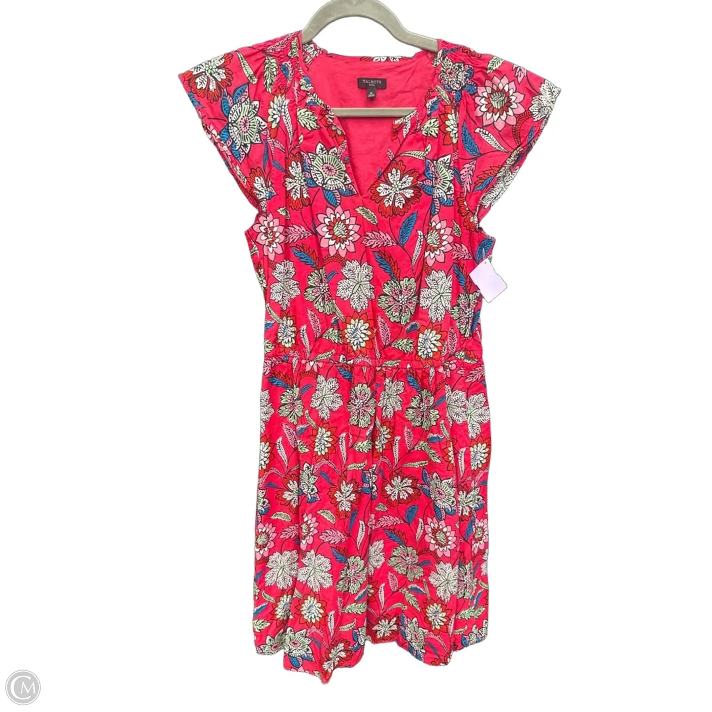 Dress Casual Midi By Talbots In Pink, Size: 8p