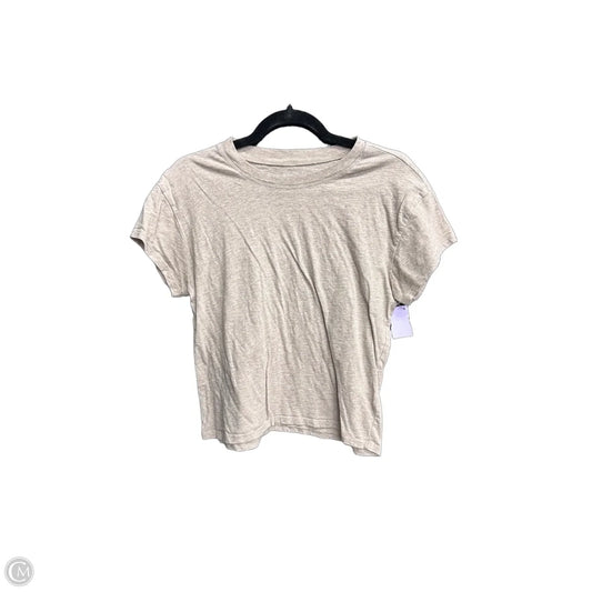 Top Short Sleeve Basic By Z Supply In Brown, Size: M