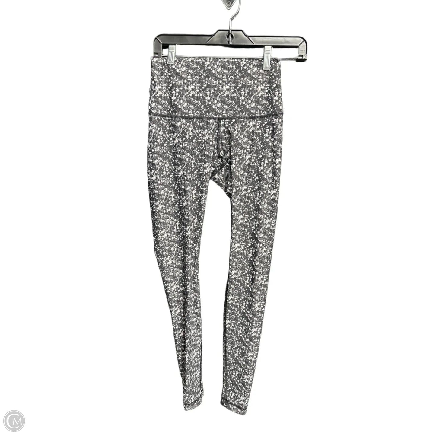 Athletic Leggings By Lululemon In Black & White, Size: Xs