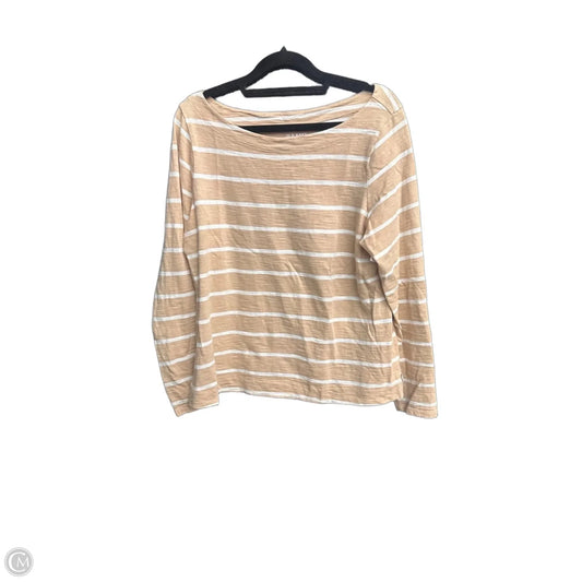 Top Long Sleeve By Old Navy In Striped Pattern, Size: M