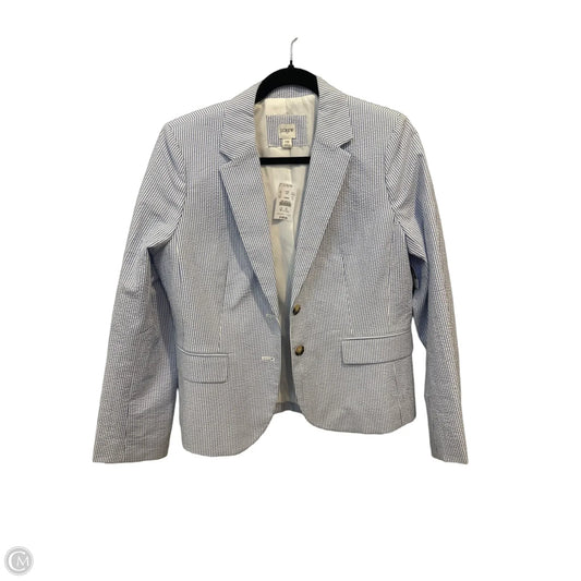 Blazer By J. Crew In Blue & White, Size: M