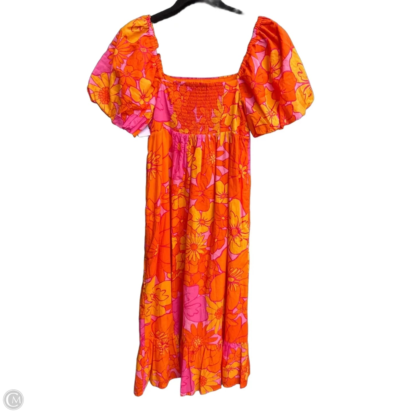 Dress Casual Maxi By J.marie In Orange & Pink, Size: S