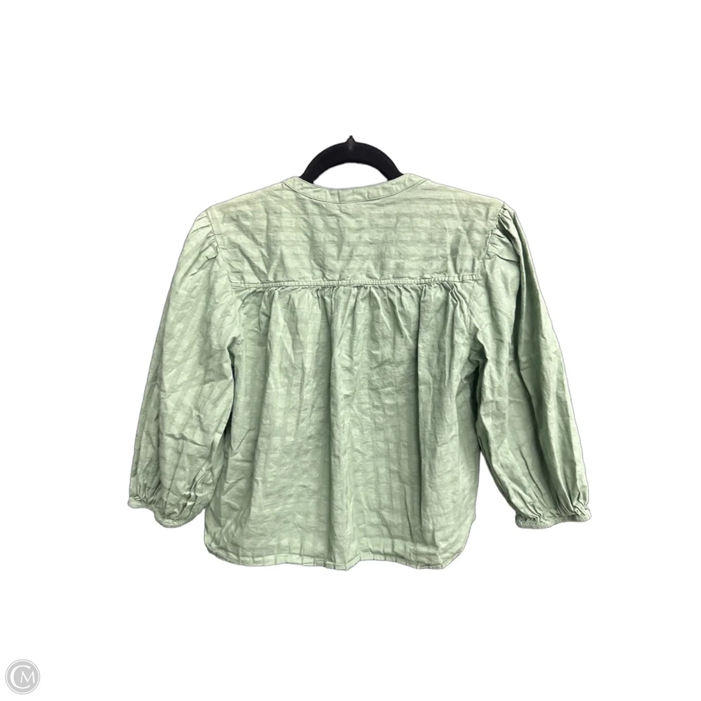Top Long Sleeve By Old Navy In Green, Size: S
