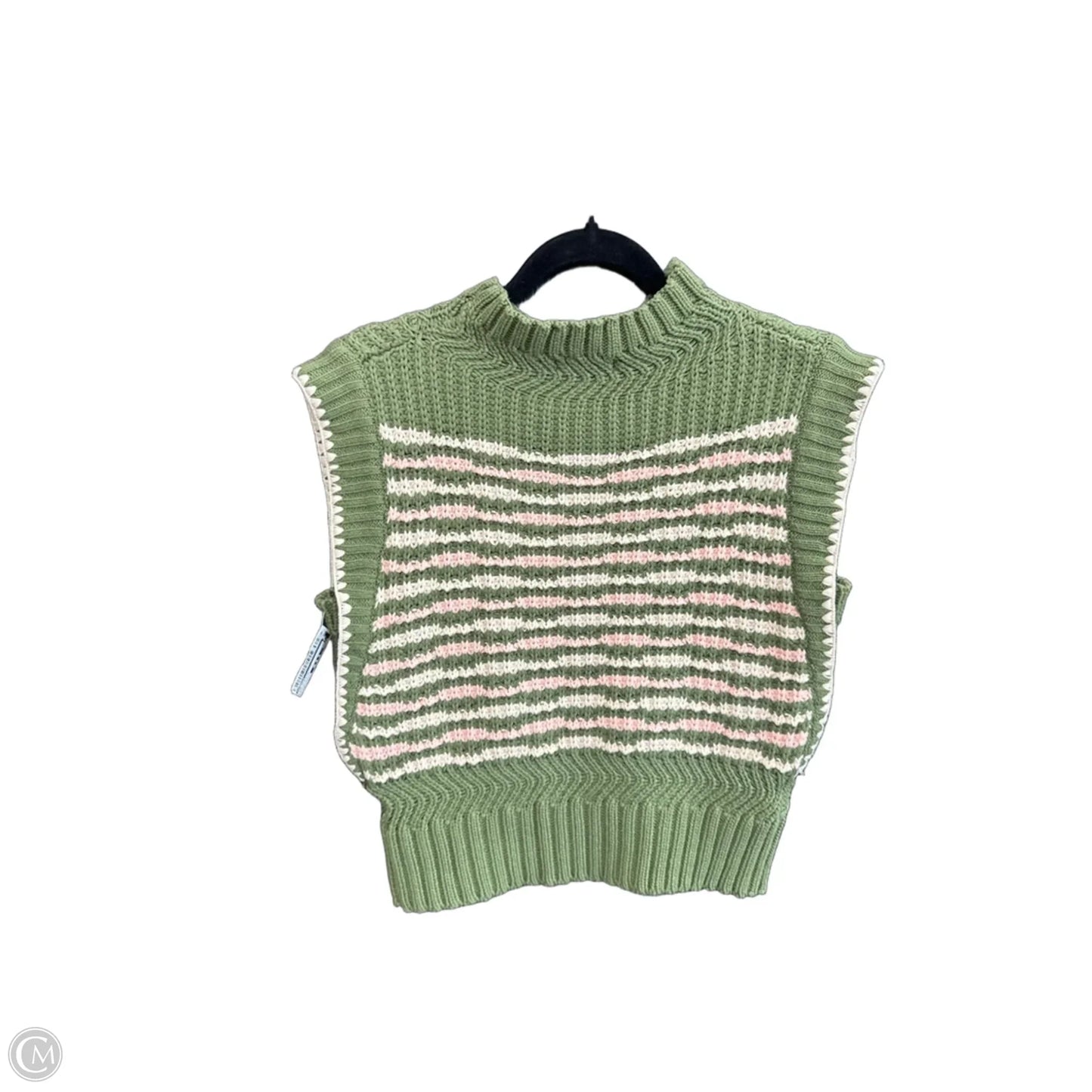 Top Sleeveless By &merci In Green & Pink, Size: S