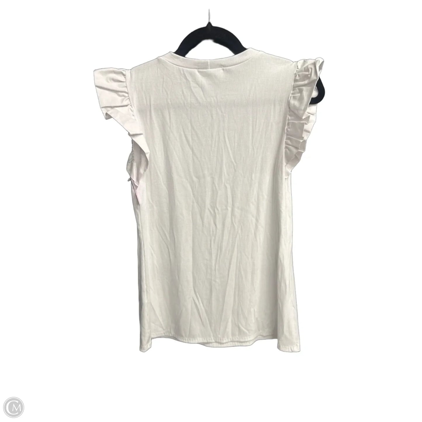 Top Sleeveless By Betseys Boutique Shop In White, Size: S
