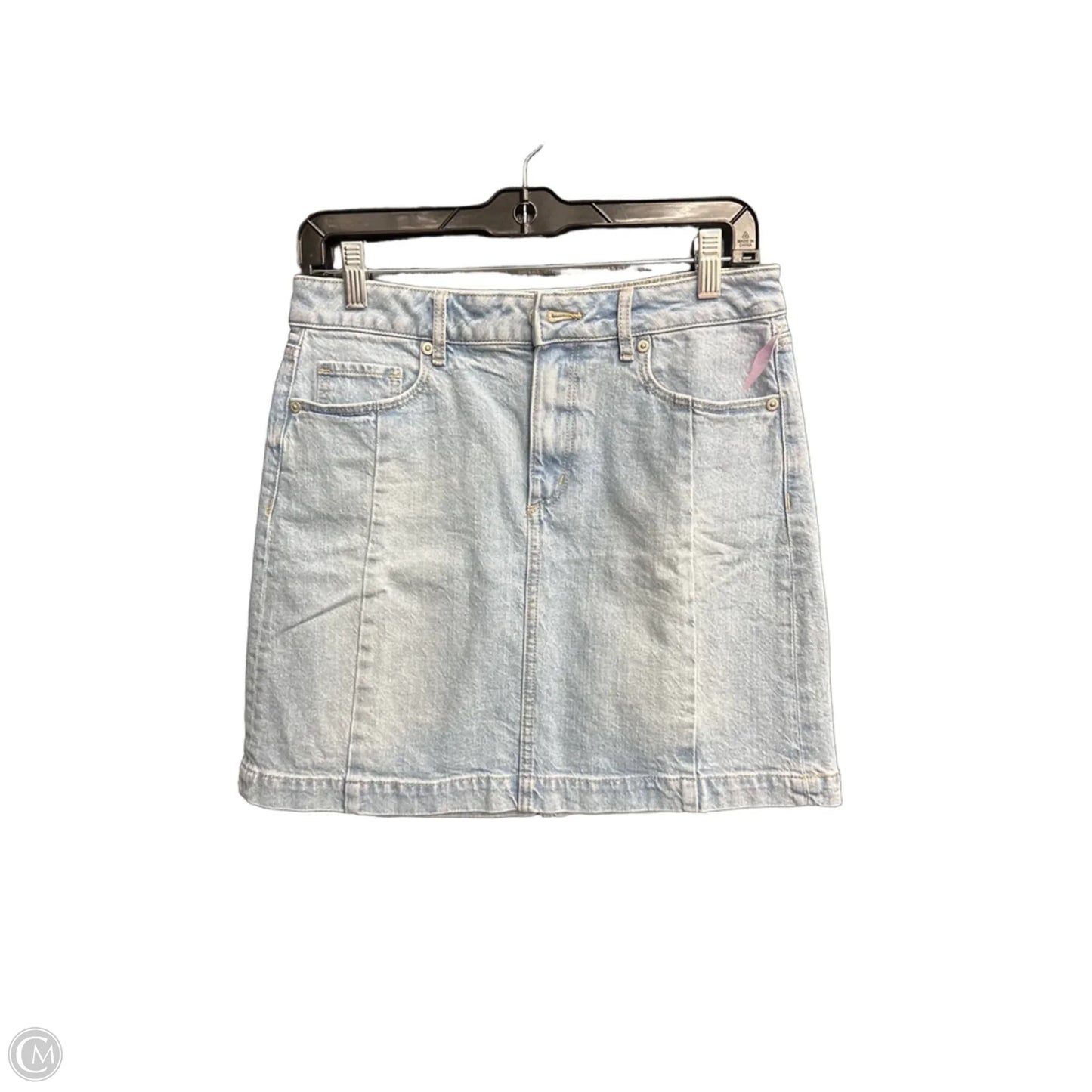 Skirt Mini & Short By Loft In Blue Denim, Size: 2