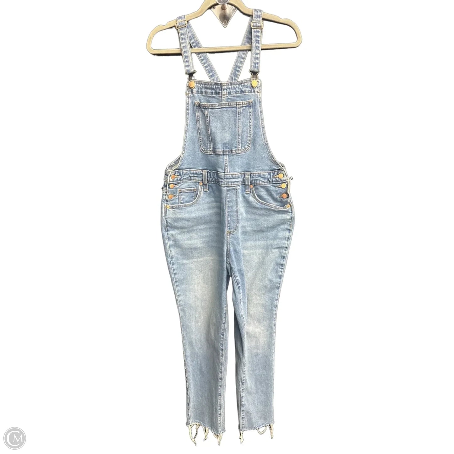 Overalls By Universal Thread In Blue Denim, Size: M