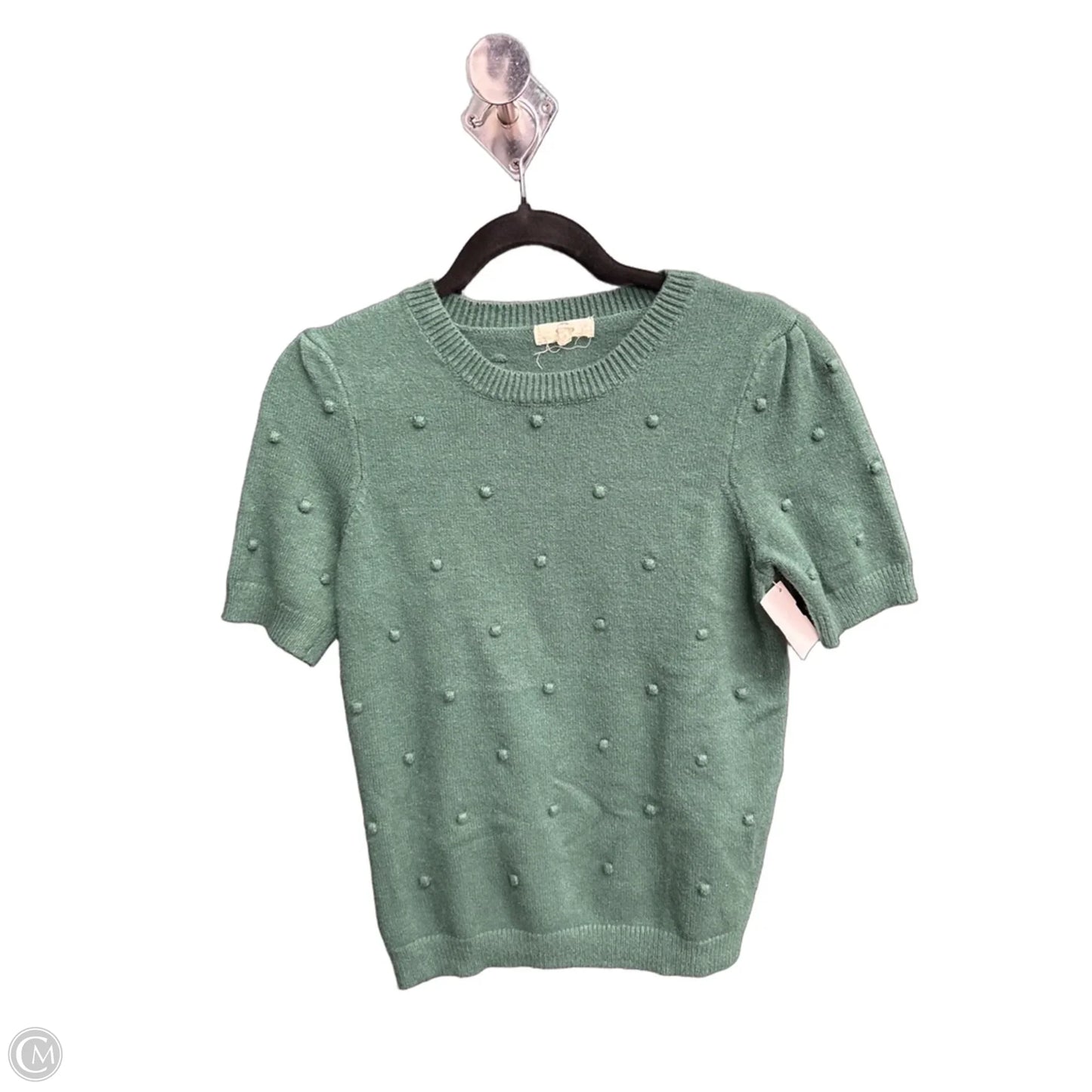 Top Short Sleeve By Entro In Green, Size: L