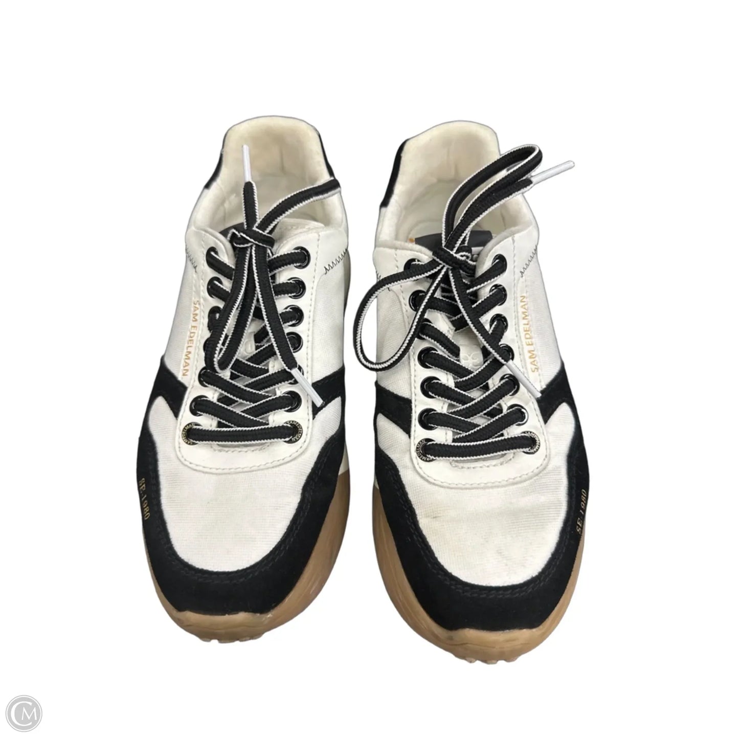Shoes Sneakers By Sam Edelman In Black & White, Size: 8