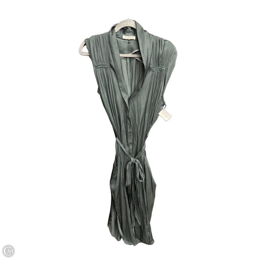 Dress Casual Maxi By Halston Heritage In Green, Size: L