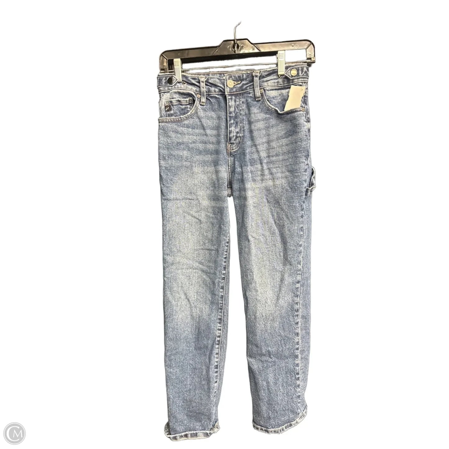 Jeans Wide Leg By Kancan In Blue Denim, Size: 0