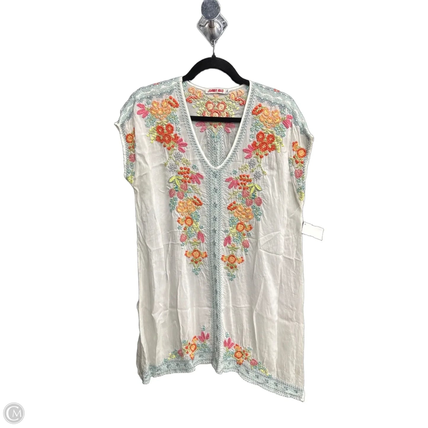 Dress Casual Short By Johnny Was In White, Size: M