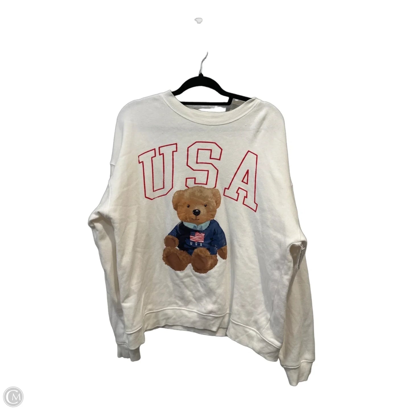 Sweatshirt Crewneck By Grayson Threads In White, Size: M