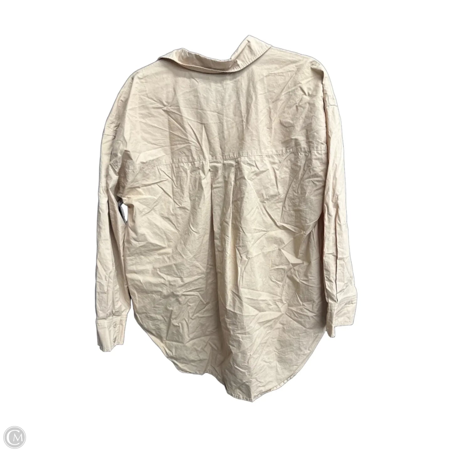Top Long Sleeve By Grey Lab In Brown, Size: L