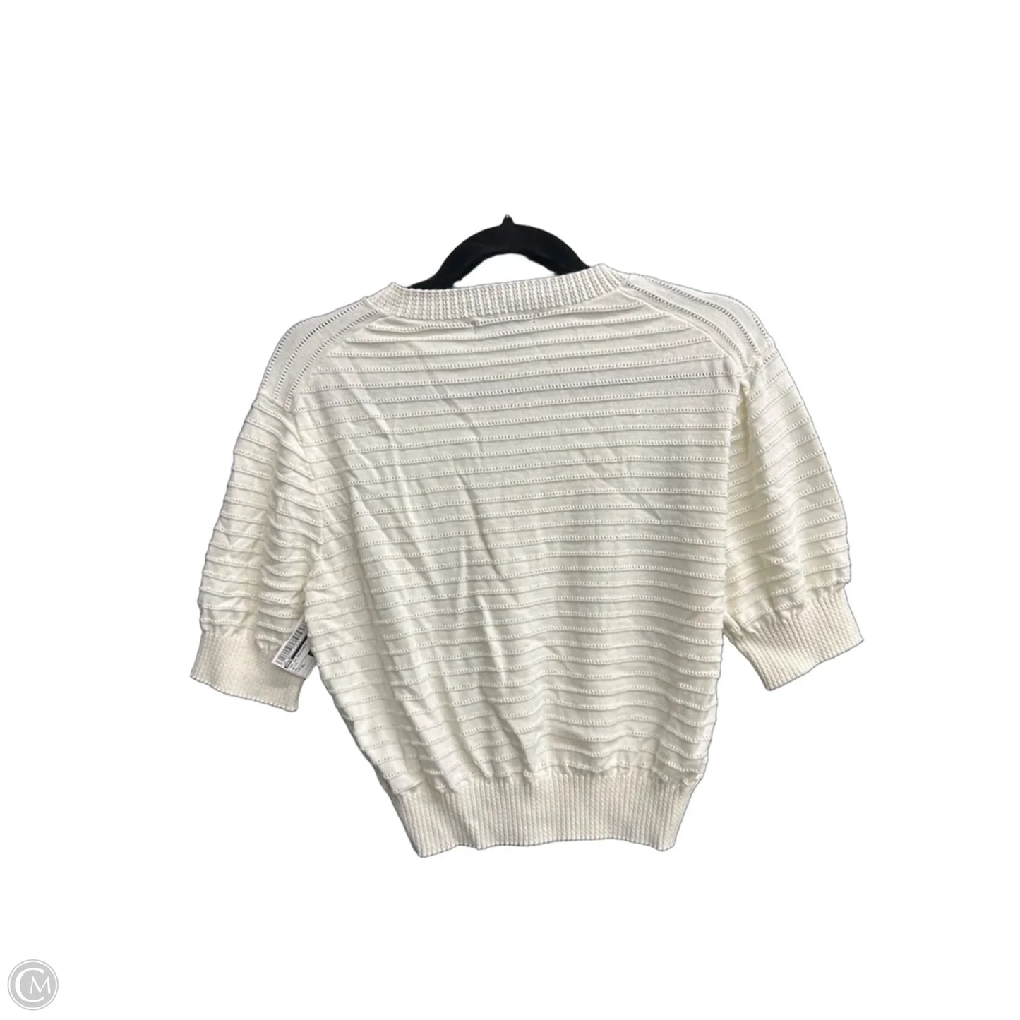 Top Short Sleeve Designer By Frye In White, Size: Xl