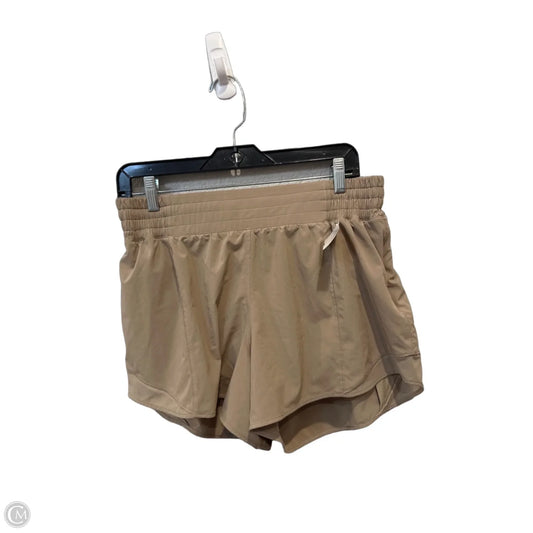Athletic Shorts By Lululemon In Tan, Size: L