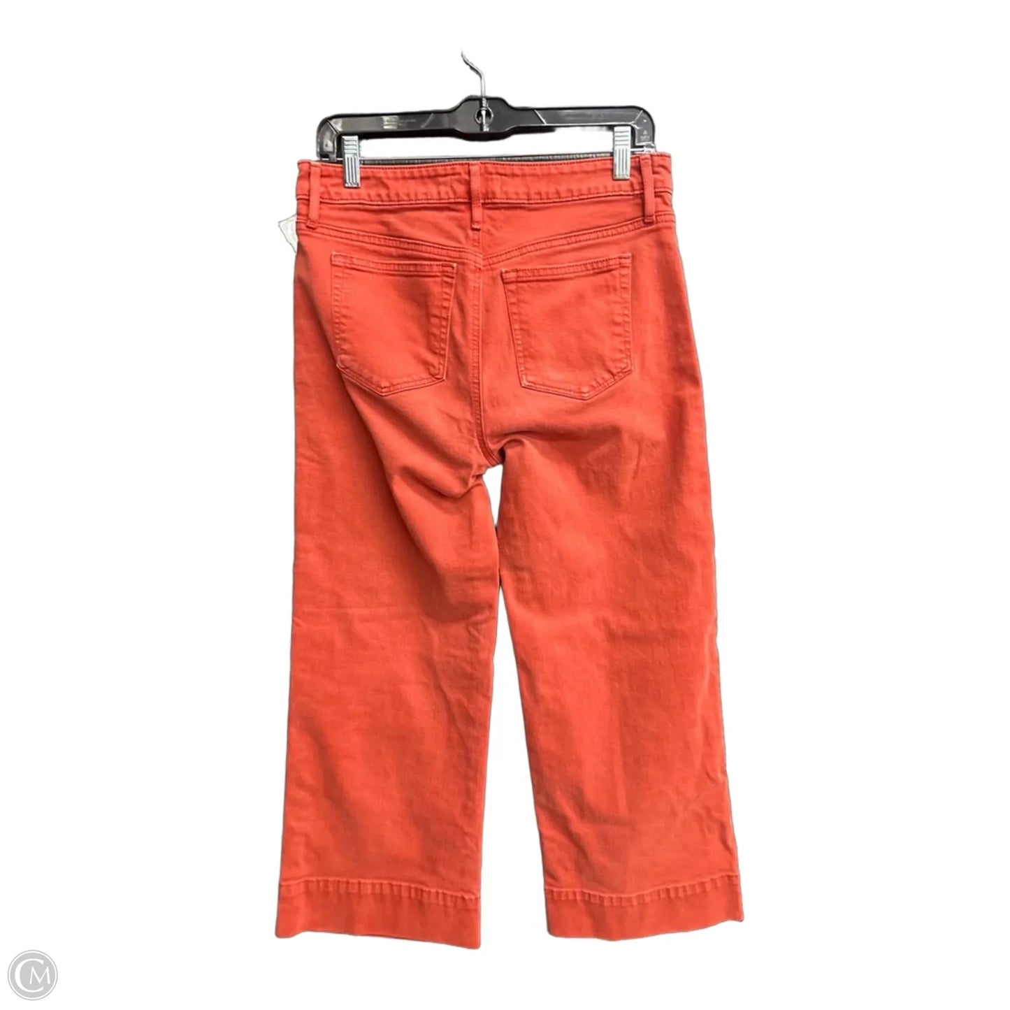 Jeans Wide Leg By Loft In Orange Denim, Size: 4