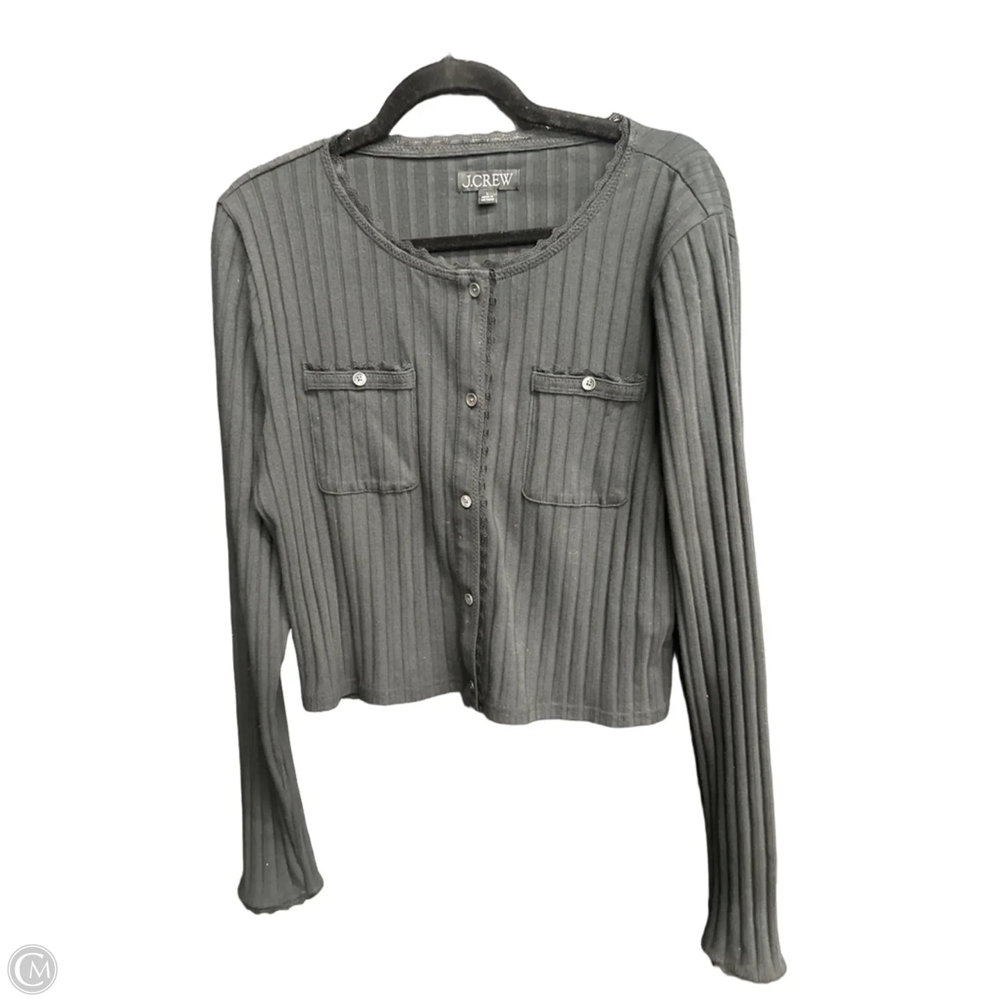 Top Long Sleeve By J. Crew In Black, Size: L