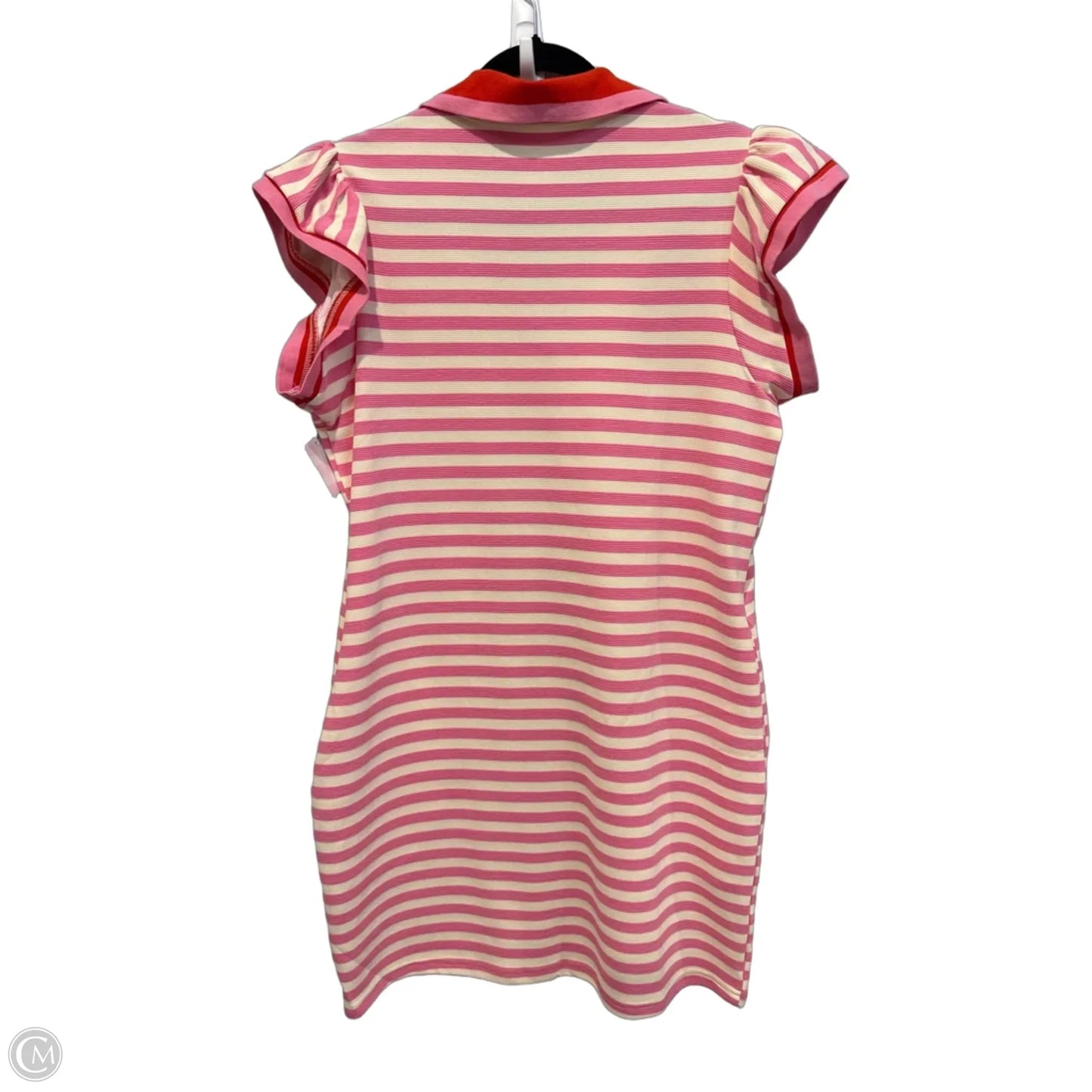 Dress Casual Midi By Clothes Mentor In Striped Pattern, Size: L